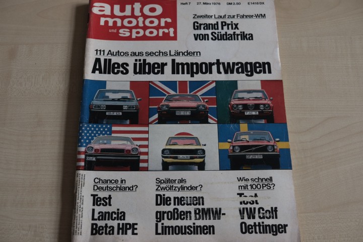 Auto Motor und Sport 07/1976